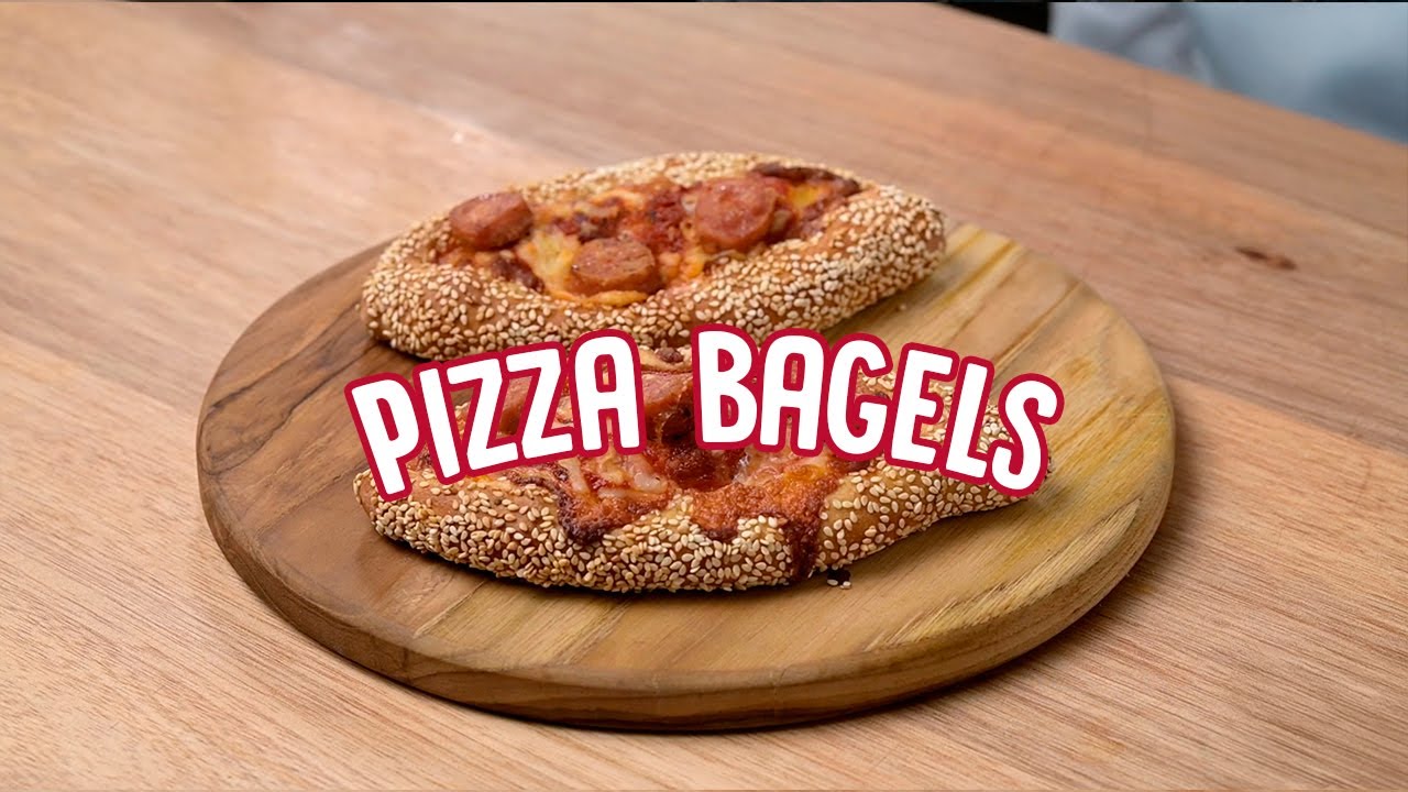 Pizza bagel con Tradipan | Receta paso a paso con el chef Irving Quiroz