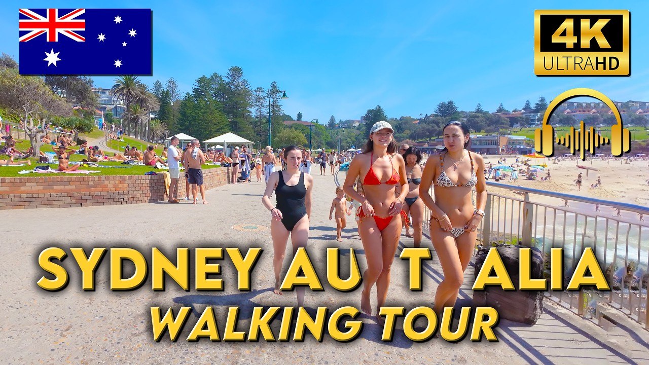 WALKING AROUND SYDNEY AUSTRALIA | Experience the Breathtaking Bondi to Coogee Coastal Walk | 4KUHD
