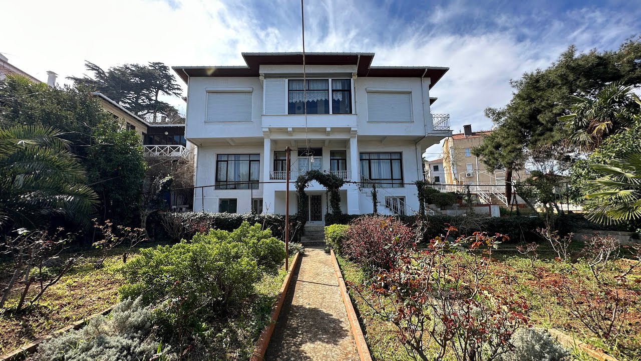 [4K HDR] Müstakil Ev Apartman Şeklinde İhtişamlı 1928m2 Arazili Deniz Manzaralı, Adalar Büyükada