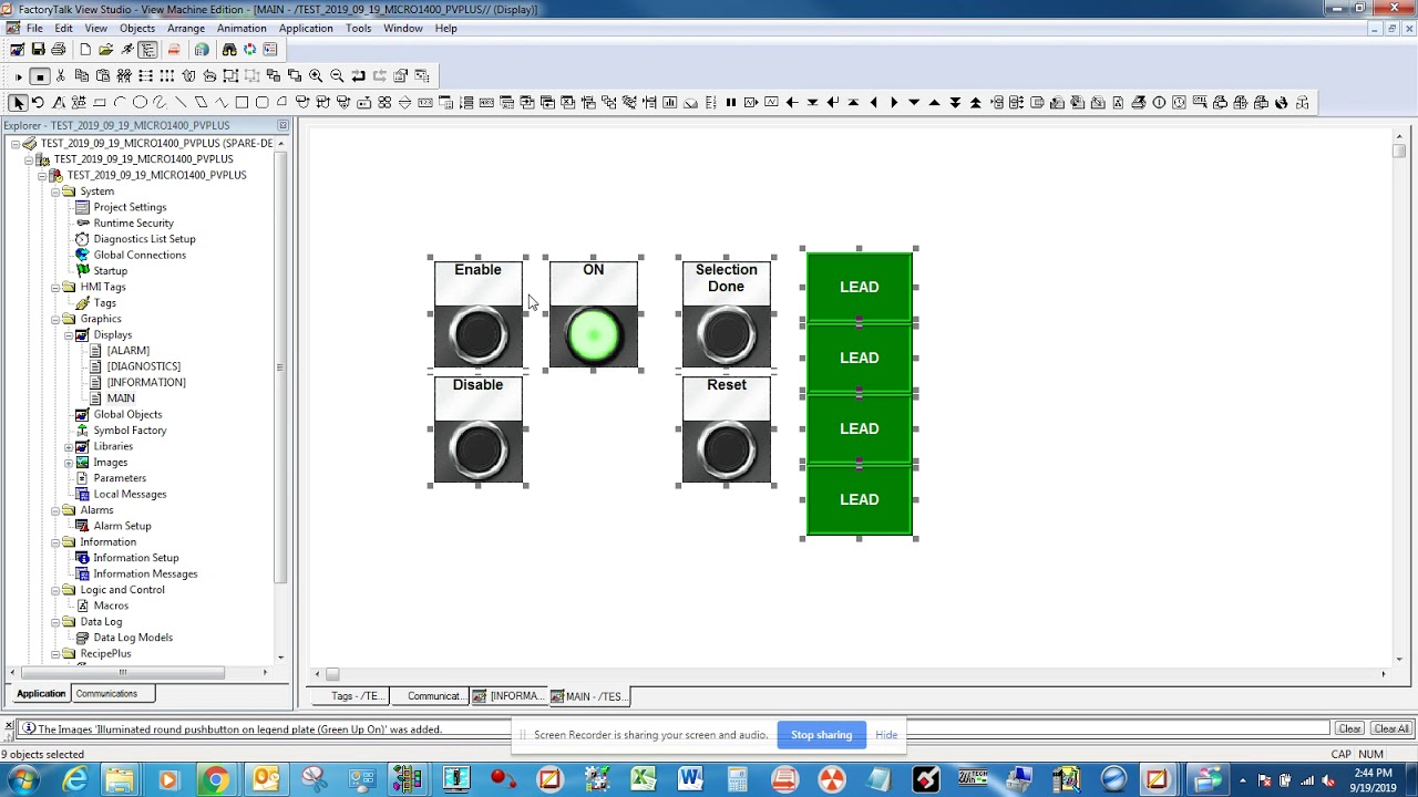 Communication Setup Rslogix500 with FT View ME