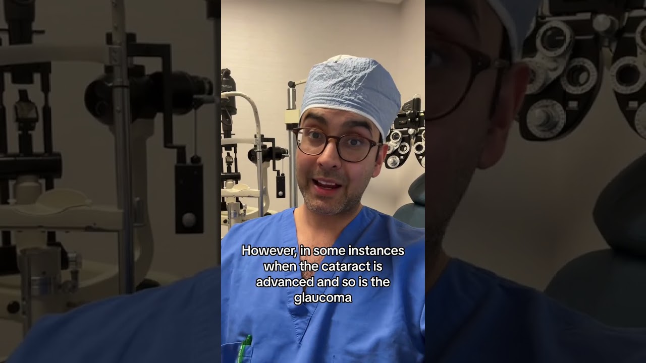 Cataracts and glaucoma at the same time? #shorts