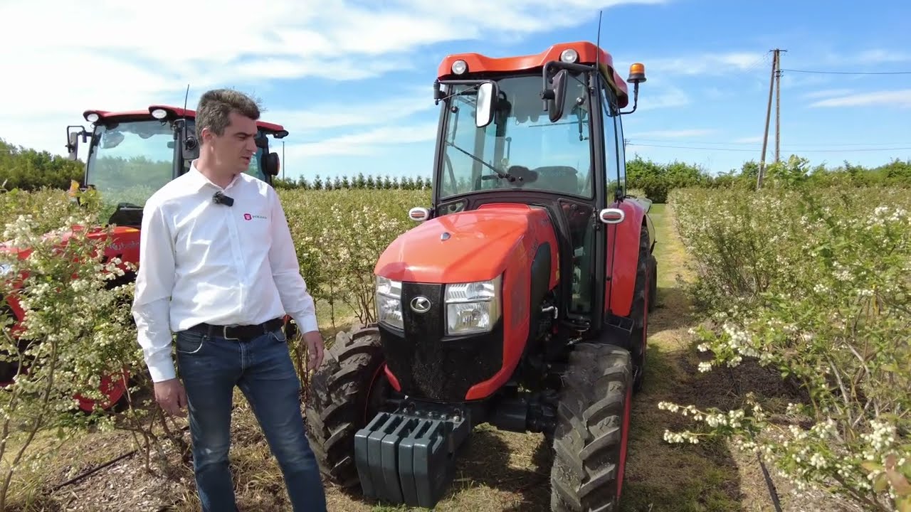 Nowy ciągnik sadowniczy Kubota serii L2 - 522 . Co się zmieniło? Z wizytą w gospodarstwie Mateusza!