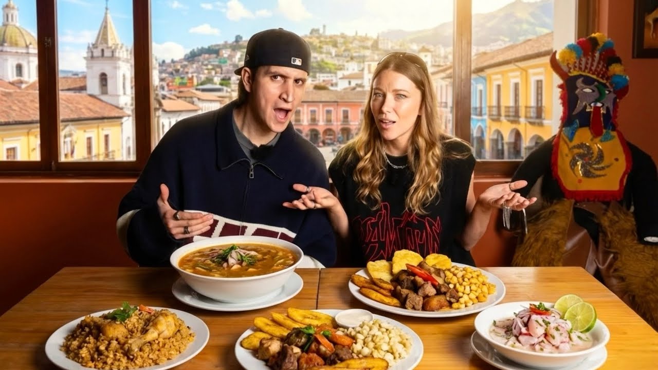 RUSA prueba COMIDA ECUATORIANA 🇪🇨