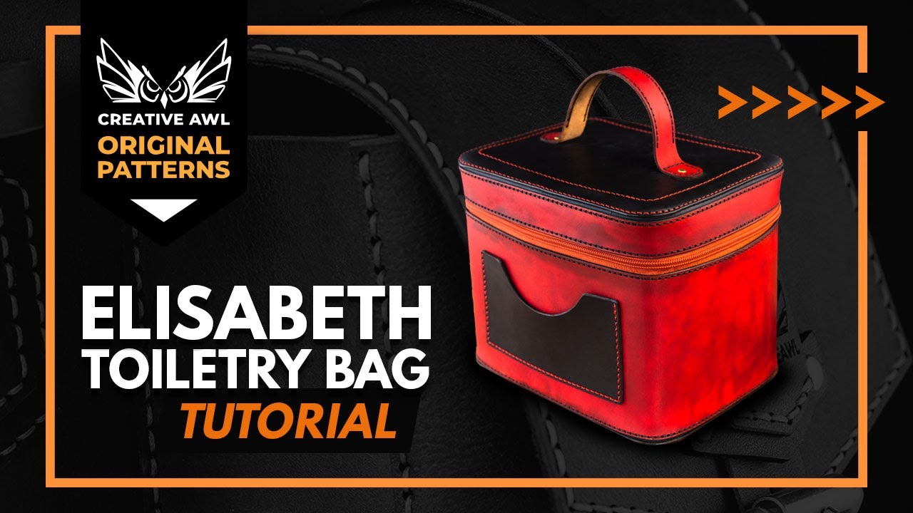 The Elisabeth Leather Cosmetic Bag DIY