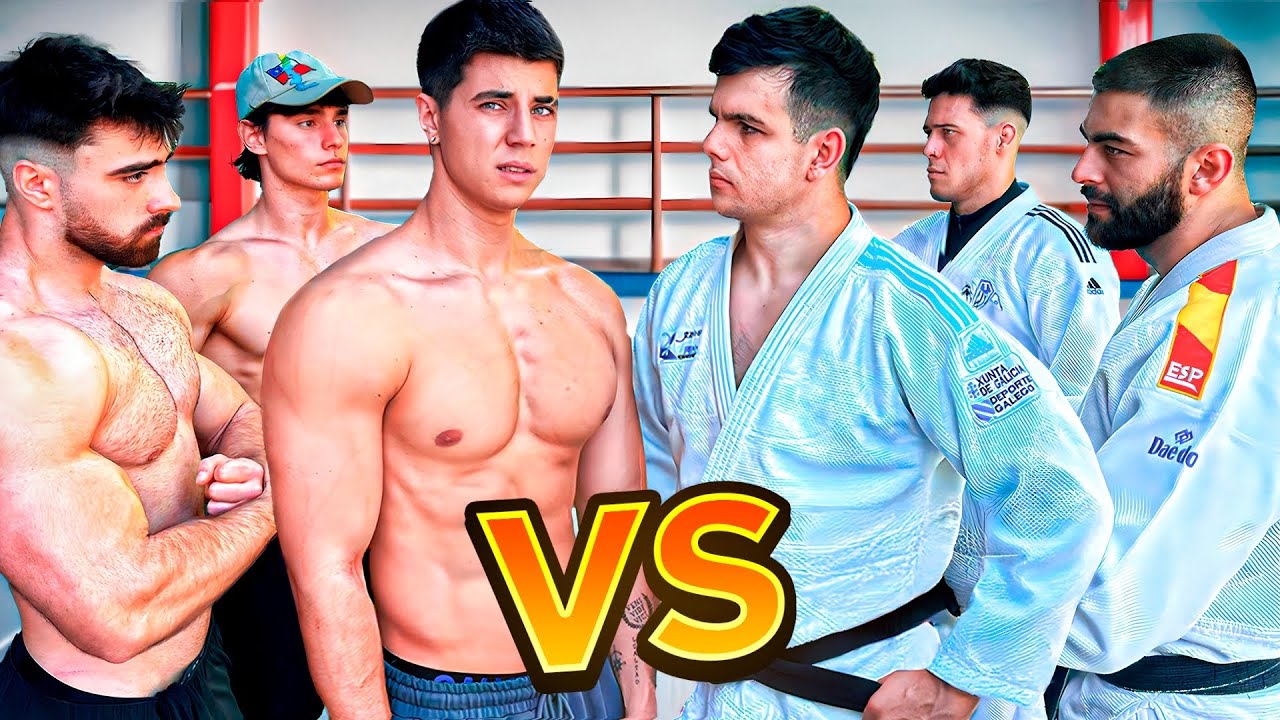 3 CULTURISTAS vs 3 CINTURONES NEGRO ¿Quién es Más Fuerte?