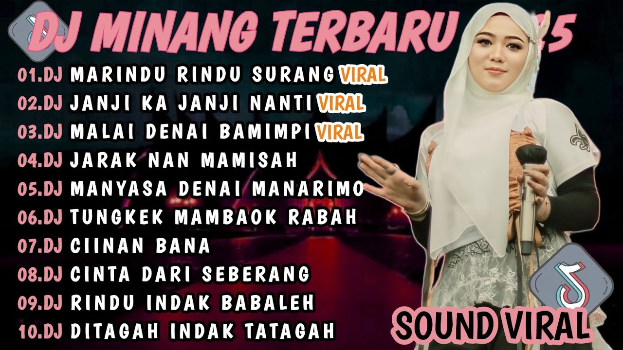 DJ MINANG TERBARU 2025 FULL BASS | VIRAL TIKTOK🎵DJ MARINDU RINDU SURANG DJ JANJI KA JANJI NANTI🎵