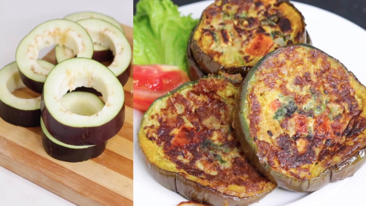 বেগুনের অমলেট / ভিন্ন স্বাদের বেগুন ভাজা ॥ Begun Bhaja Recipe ॥ Eggplant Omelette Recipe