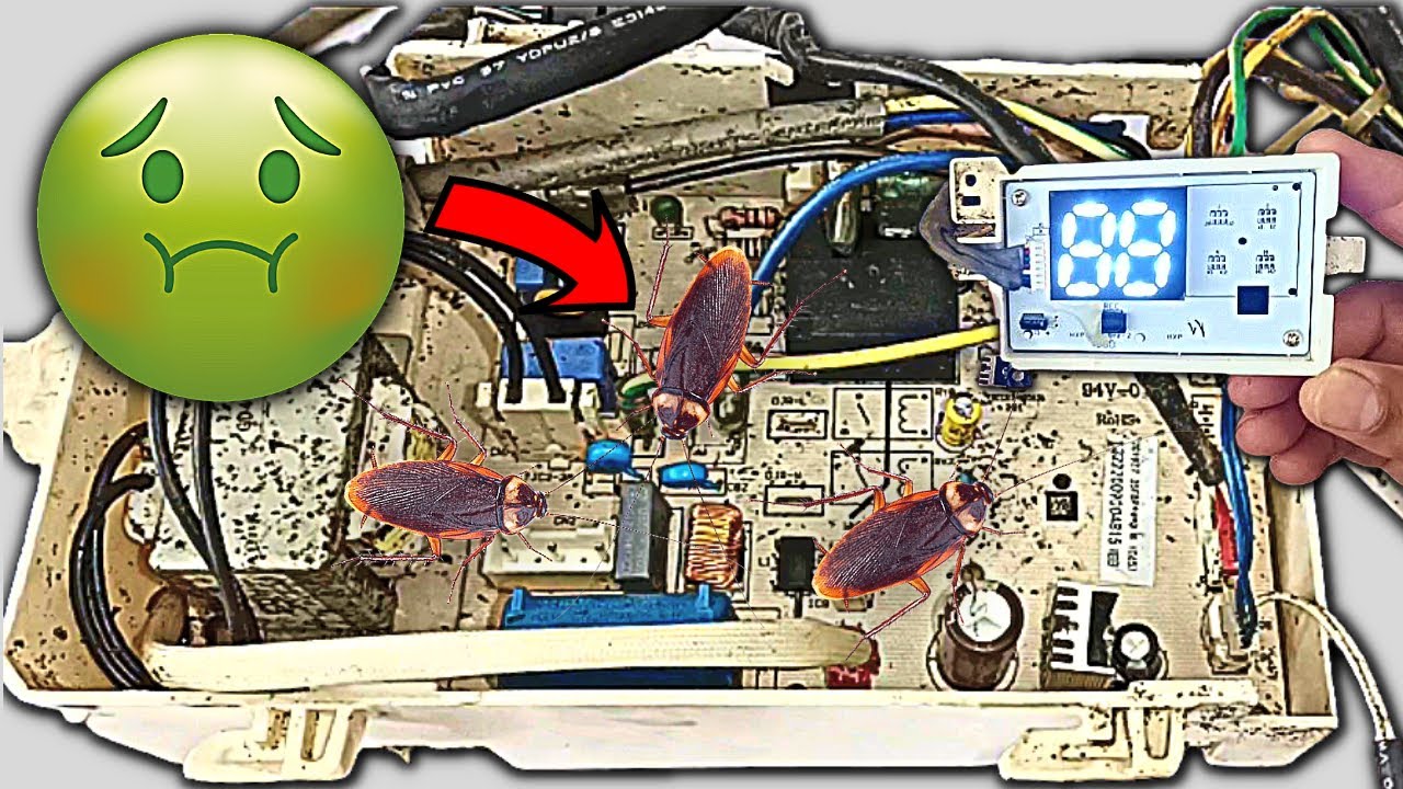 Материнская плата кондиционера заражена программой Insects Repair - 88 Error