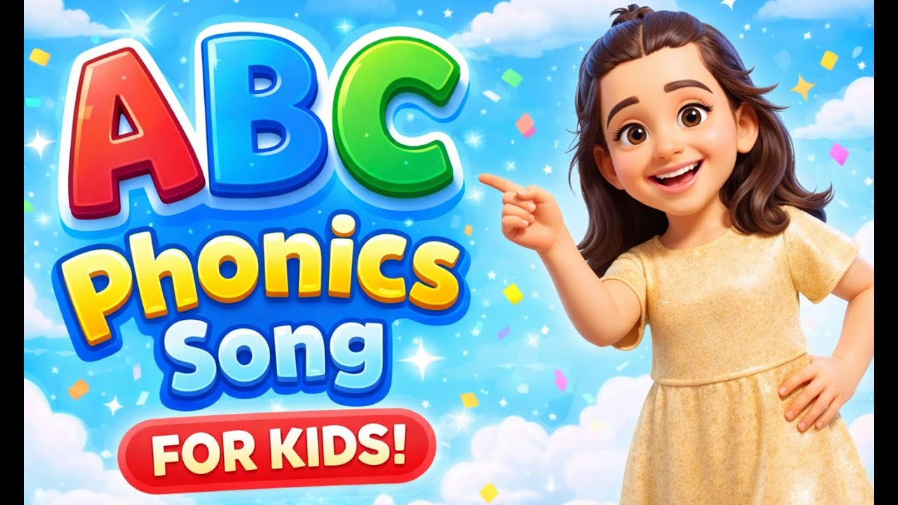 ABC Phonics Song for Kids | Learn Alphabet A to Z with Fun Music