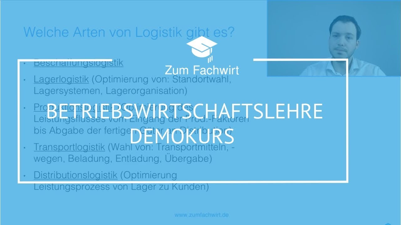 Betriebswirtschaftslehre Teil 1 IHK Fachwirt Demokurs BWL