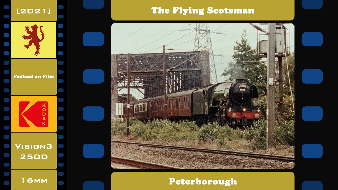 The Flying Scotsman - Peterborough, Cambs (2021) [4K] 16mm Film