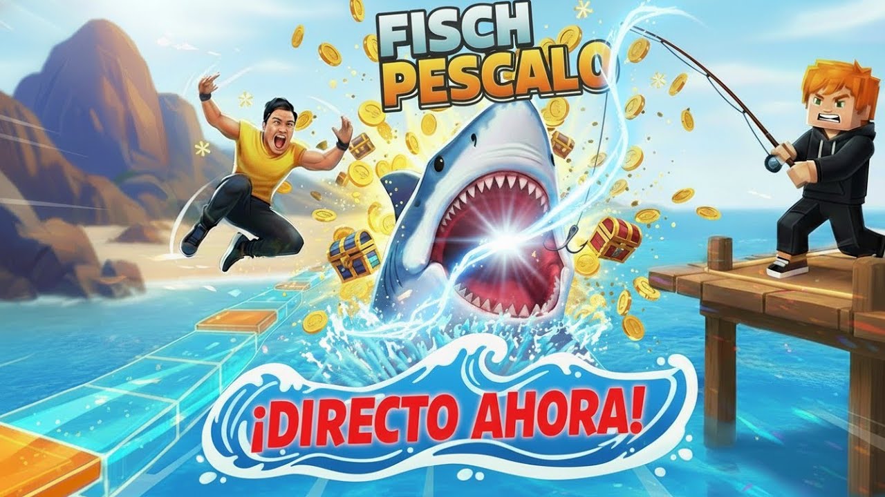 Jugando FISCH IT (Pescalo) hasta que mi PC explote 💥 #roblox #fisch