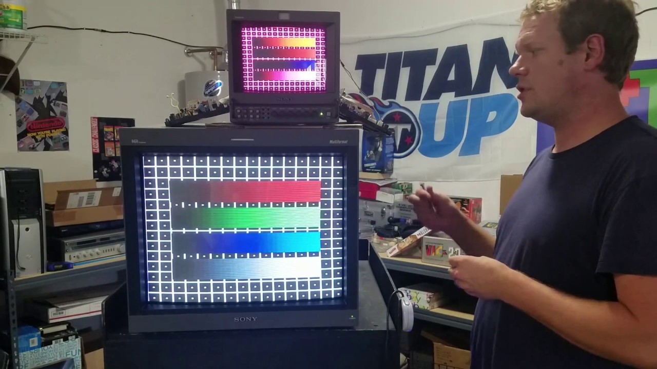 Калибровка цветов и устранение неполадок Sony CRT PVM и BVM