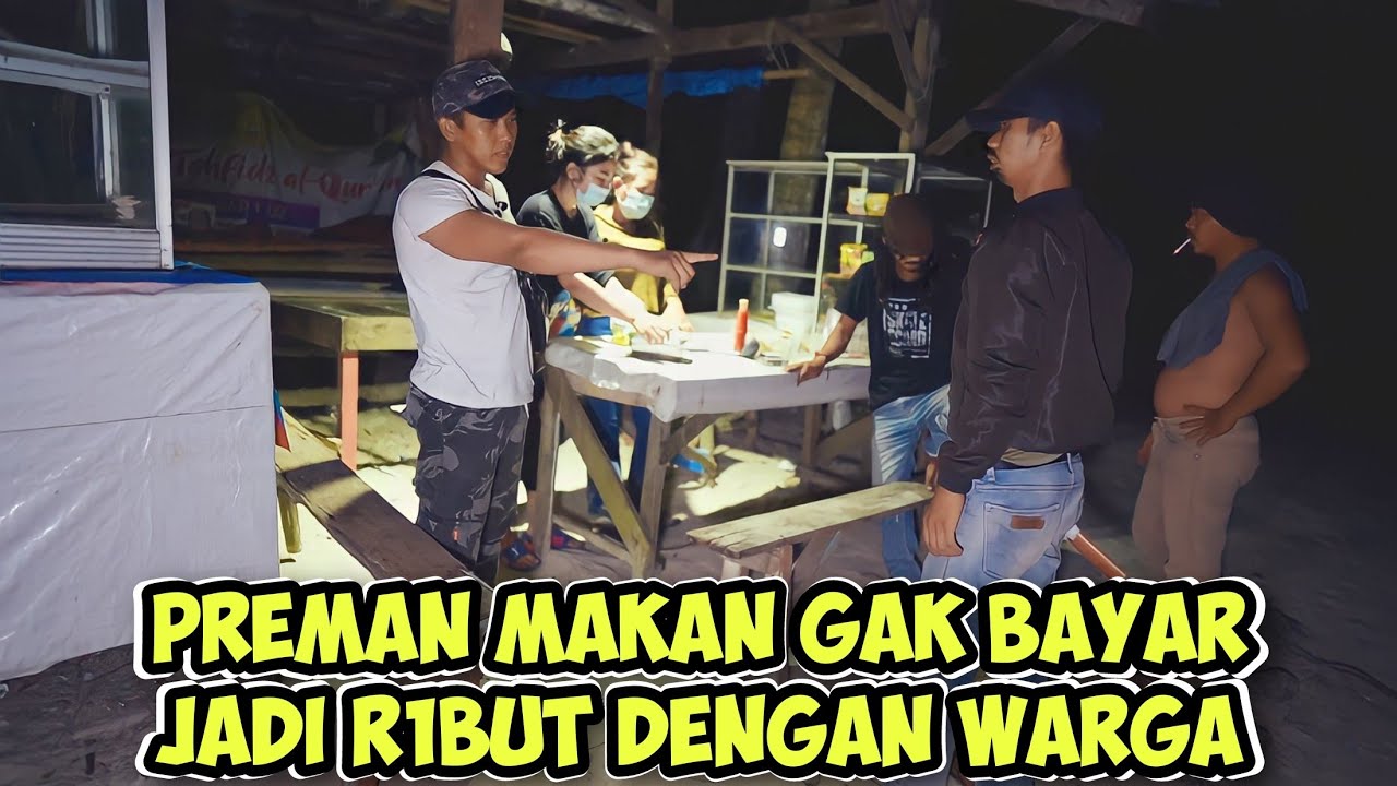 PREM@N R1BUT DI WARUNG KARENA MAKAN GAK MAU BAYAR