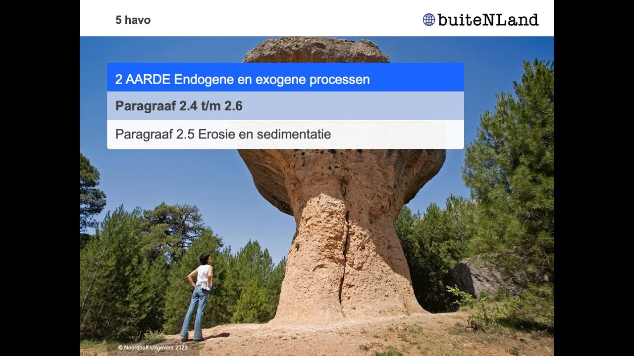 Hoofdstuk 2.5 Aardrijkskunde HAVO 5 FLEX: Erosie en sedimentatie