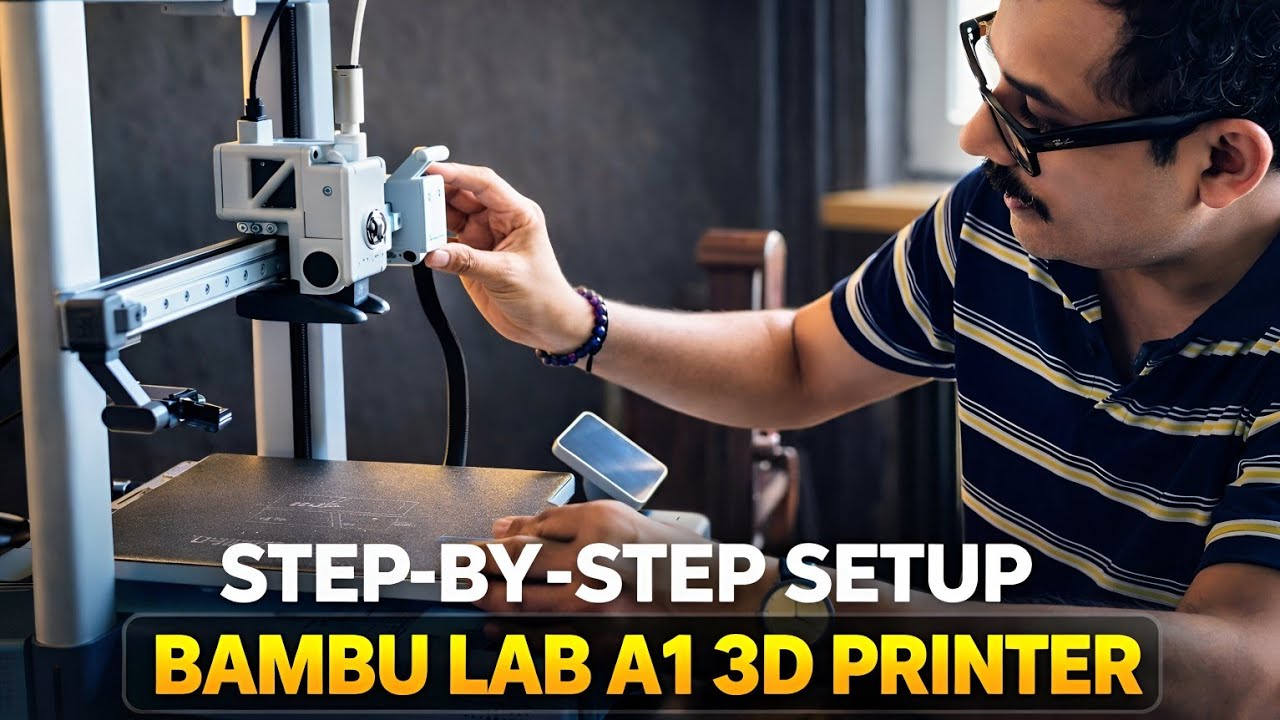Bambu Lab A1 Unboxing Hindi | Beginners Ke Liye Perfect 3D Printer?