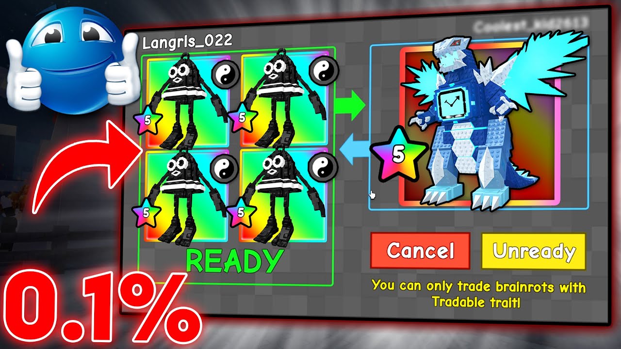 Trading 0.1% Bell Bell Sahur For Secret! Brainrot Tower Defense New Pass Unit is Insane!