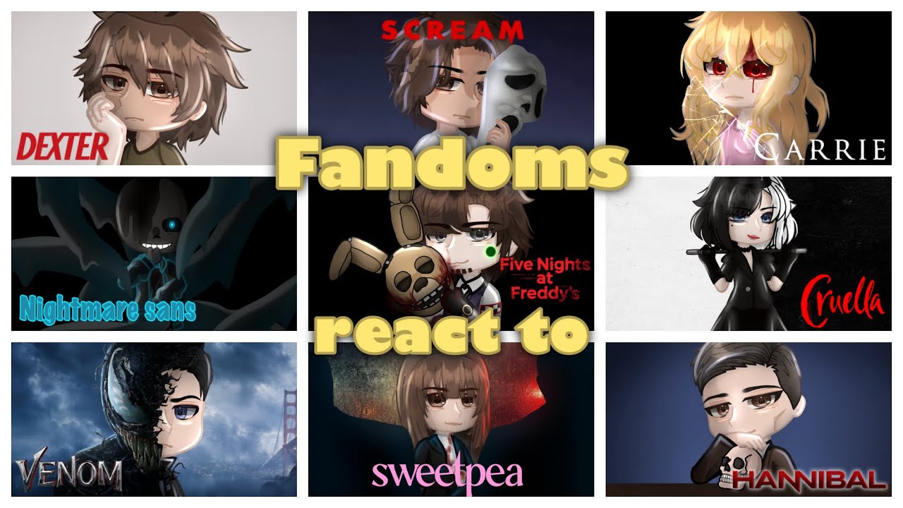 Fandoms react to EACH OTHER || INTRODUCTION || 2x speed || part 0/9 || Gacha React