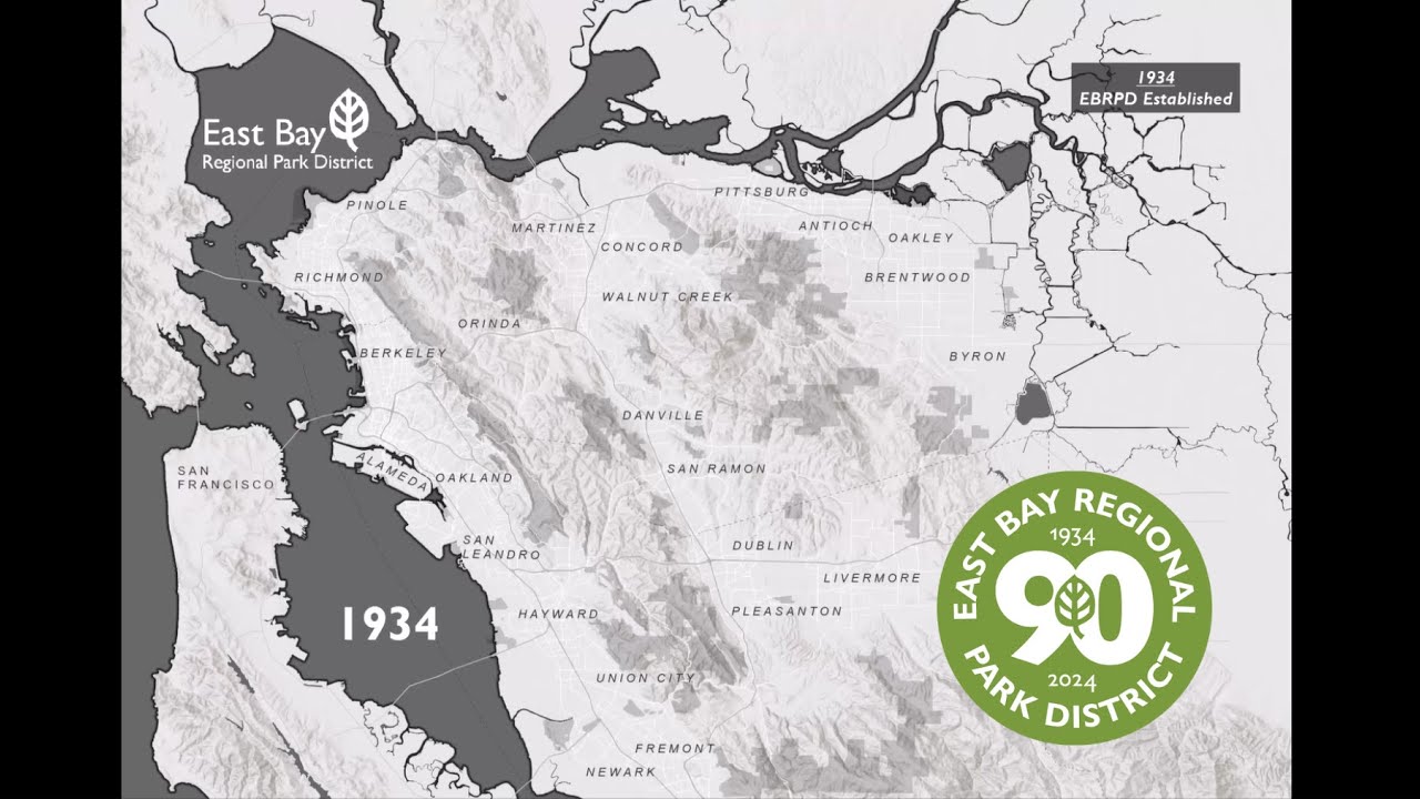 East Bay Regional Park District Land Acquisition Visual History
