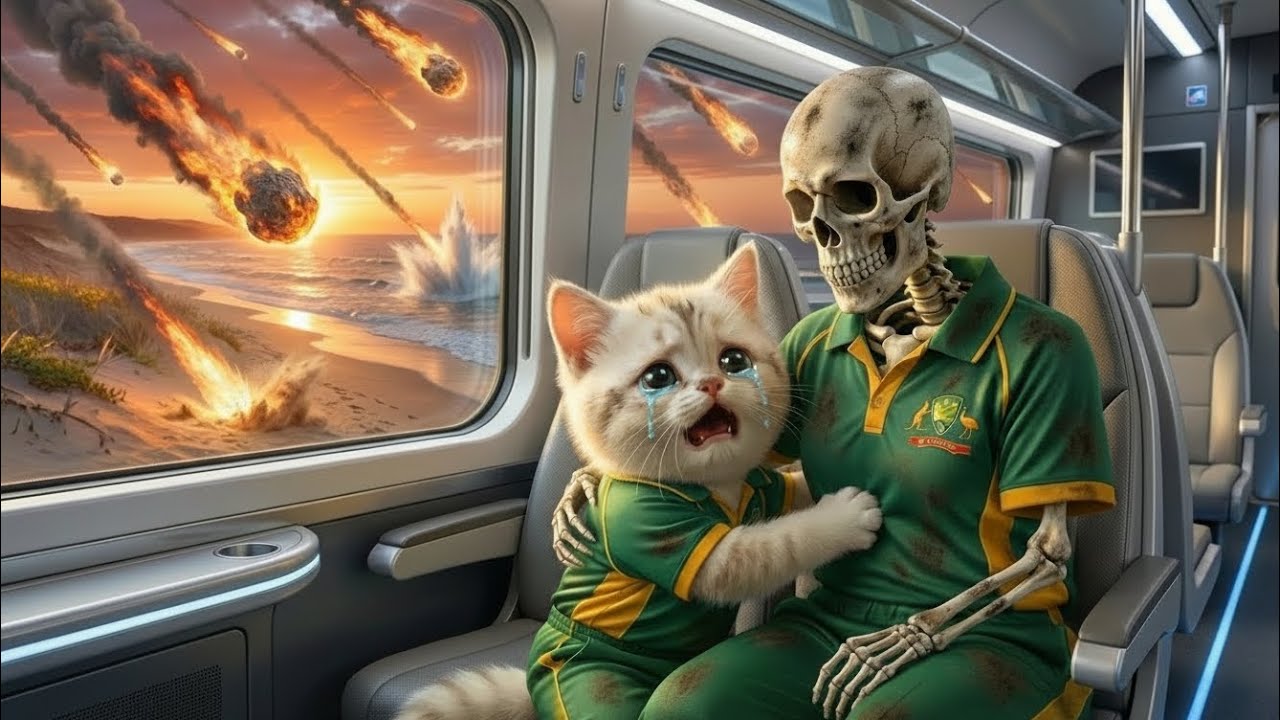 🚂💔 When the Meteor Struck A Mothers Final Choice to Save Her Kitten on the Train 🐱 | AI Cat Story