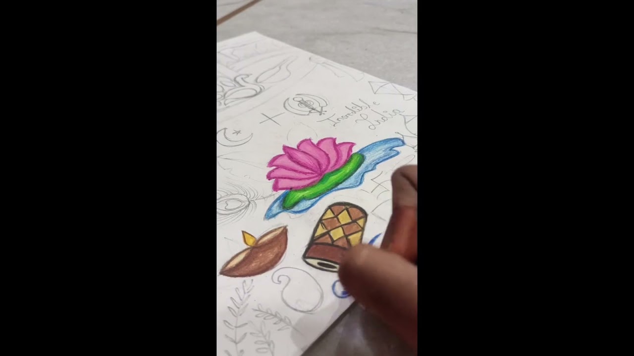 Incredible India Drawing ☺️🇮🇳