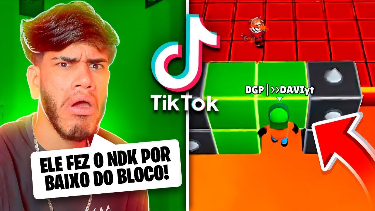 REAGINDO AOS TIK TOKS MAIS FAMOSOS DE STUMBLE GUYS - O REI DAS BURLAS DE RECUPERAÇÃO