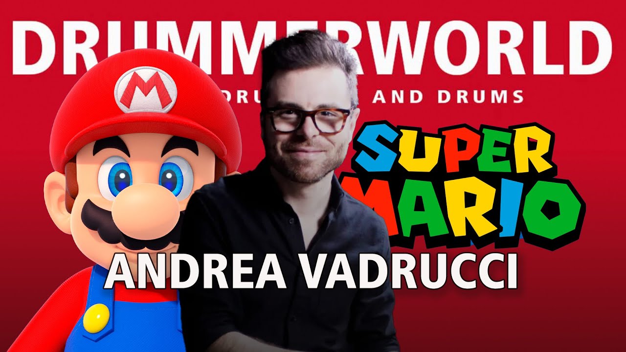 VADRUM - Andrea Vadrucci ...meets SUPER MARIO 1 #vadrum #andreavadrucci #drummerworld