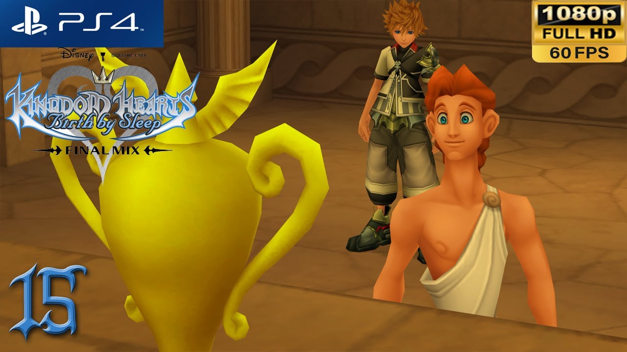 [PS4 1080p 60fps] Kingdom Hearts Birth by Sleep Walkthrough 15 Olympus Coliseum (Ventus)
