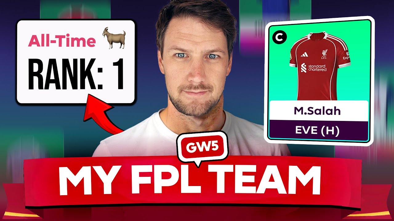 FPL ALL-TIME #1 MANAGER TEAM GW5 🐐 NEW Chip Strategy ✍️ Gameweek 5