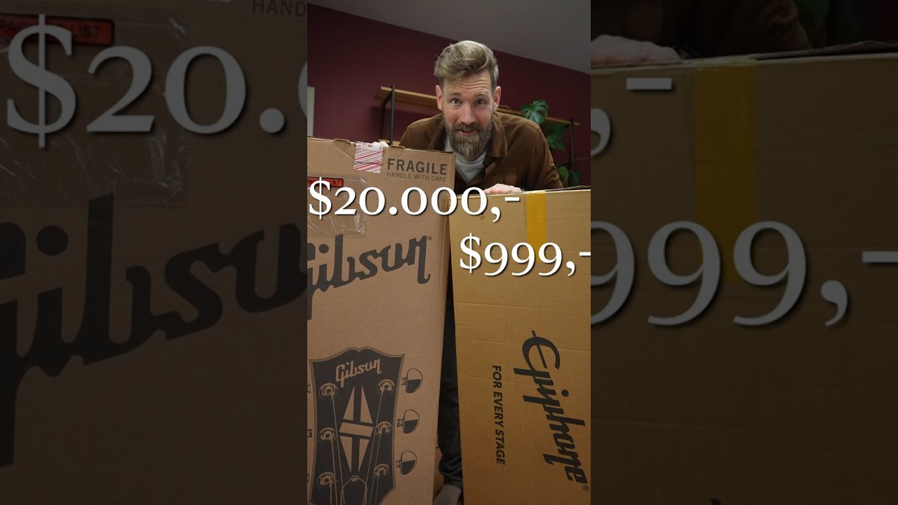 $20k Gibson vs $999,- Epiphone