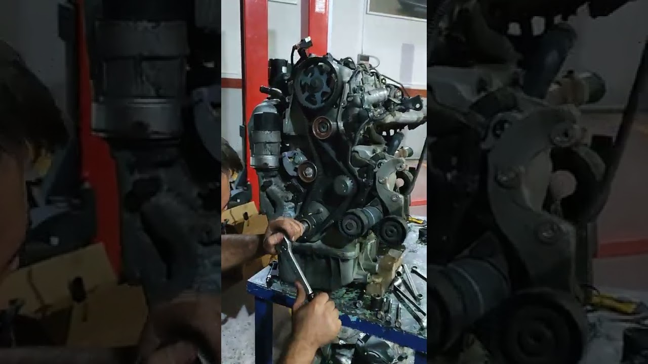3 silindir dizel motor revizyonu ve sente işareti