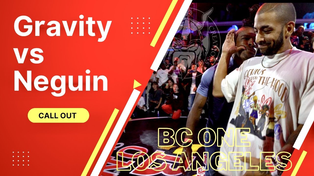 BBoy Gravity calls out Neguin at Red Bull BC One USA Cypher Los Angeles