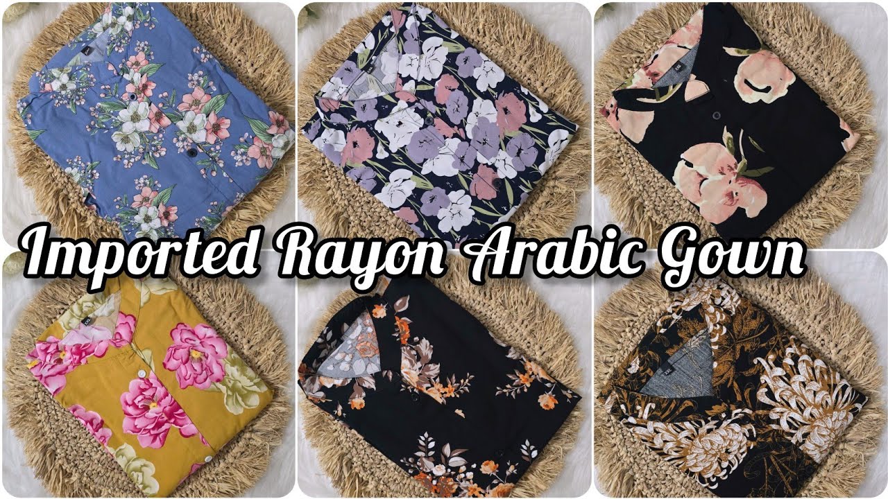 Imported Rayon മെറ്റീരിയലിൽ അബായ ഗൗൺ 📍EID COLLECTION 🌸Modesty Printed Abhaya Gown 