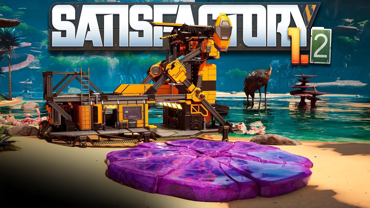 I Started A New Save In Satisfactory 1.2 With Random Ore Nodes!