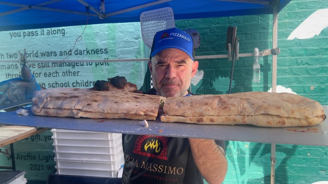 My Sourdough Panino( Panuozzo style)  1 meter long