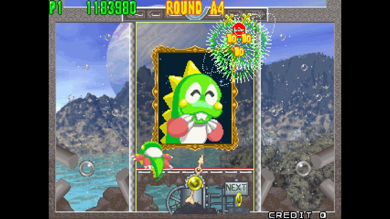 Puzzle Bobble 4 for Arcade (Taito Corporation, 1998)