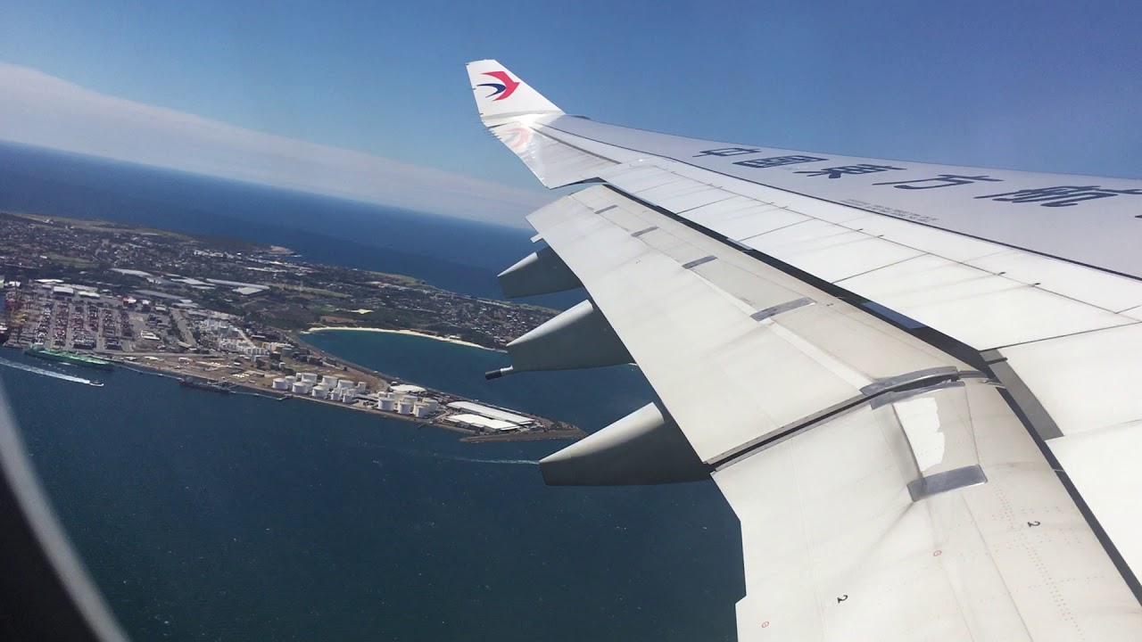 China Eastern Airline Flight MU562 - Sydney to Shanghai China Take Off - 12.10.2017
