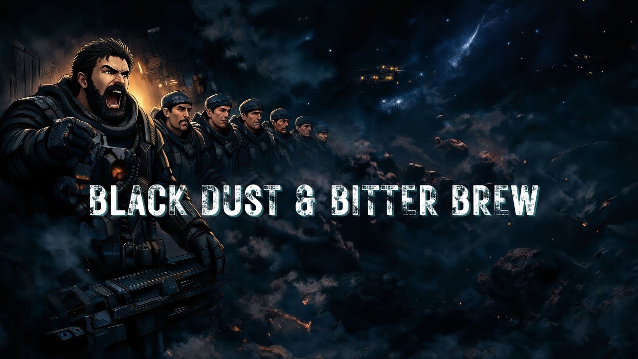 Black Dust & Bitter Brew | Dark Space Shanty (Lyrics Video)