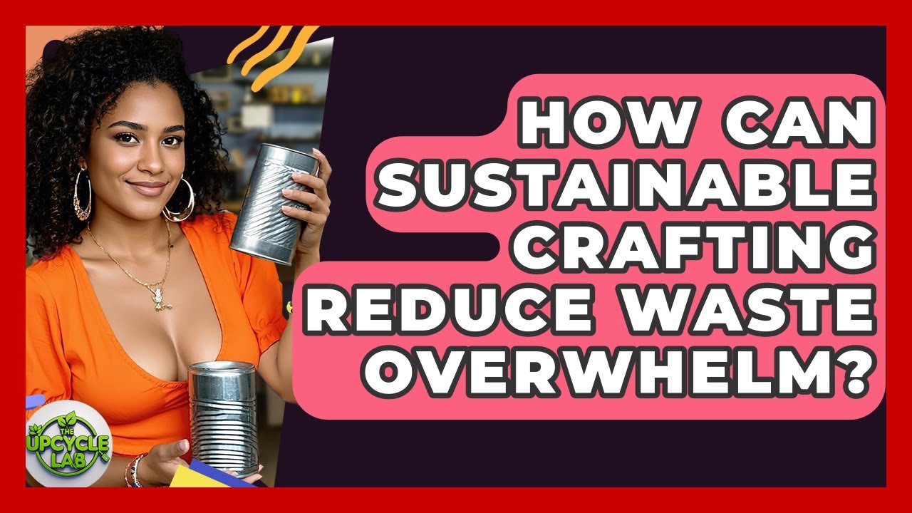 How Can Sustainable Crafting Reduce Waste Overwhelm? - The Upcycle Lab