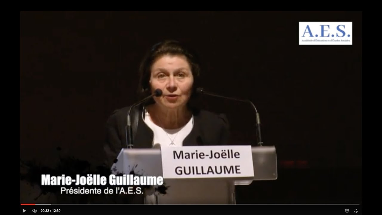 Accueil par la présidente de l'AES et ouverture du colloque par Mgr Migliore, nonce apostolique