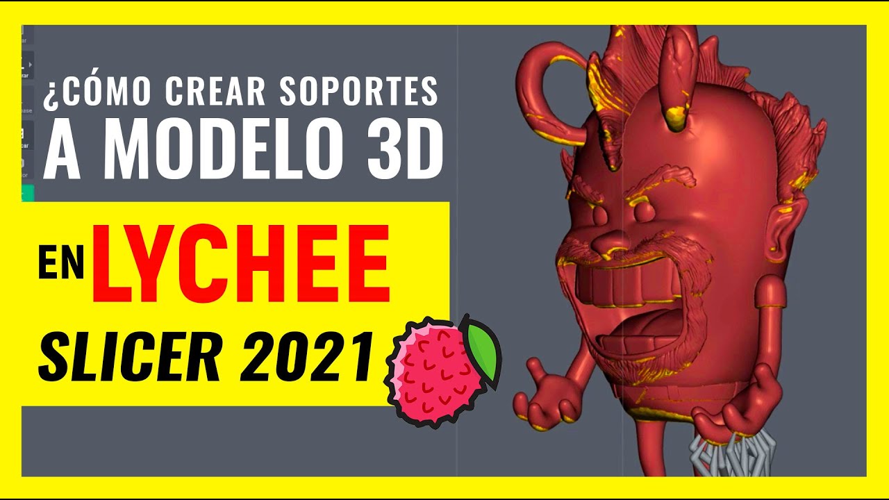 Cómo CREAR soportes para IMPRESIÓN 3D 🥇▷ Para modelo creado en ZBRUSH en LYCHEE SLICER