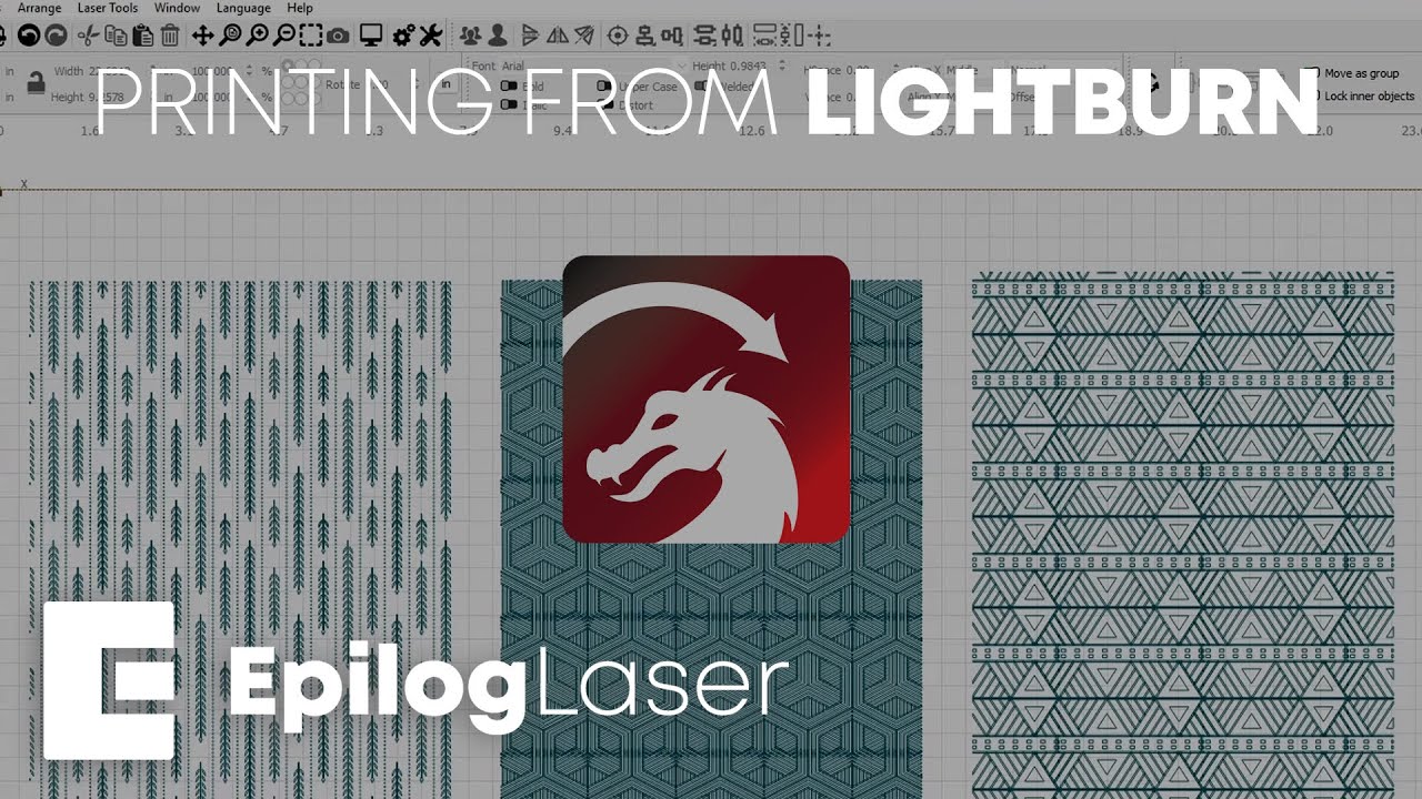 Printing from Lightburn to the Epilog Laser Dashboard
