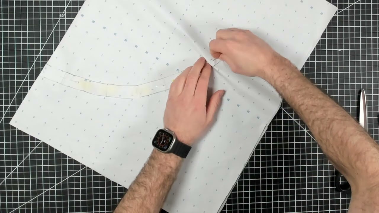 Darfting a Contoured Waistband