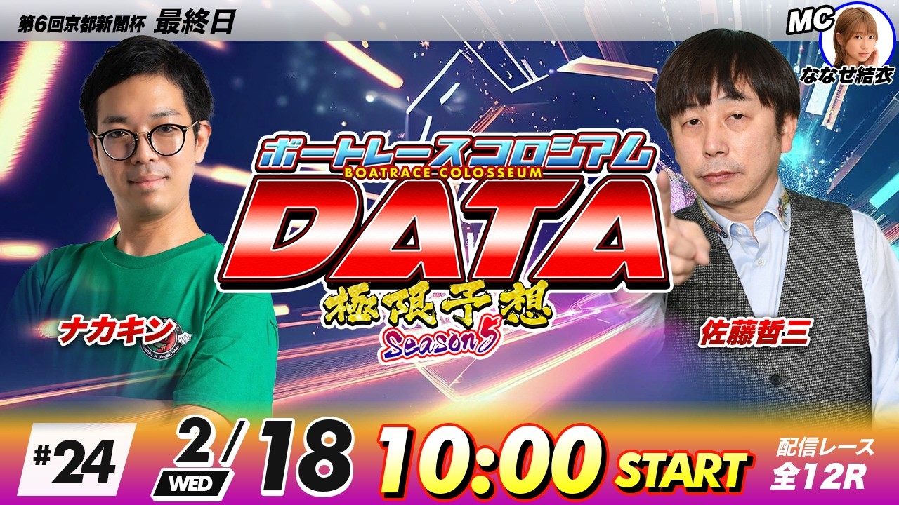 ボートレースコロシアムDATA | ナカキンVS佐藤哲三 | 極限予想season5 #24