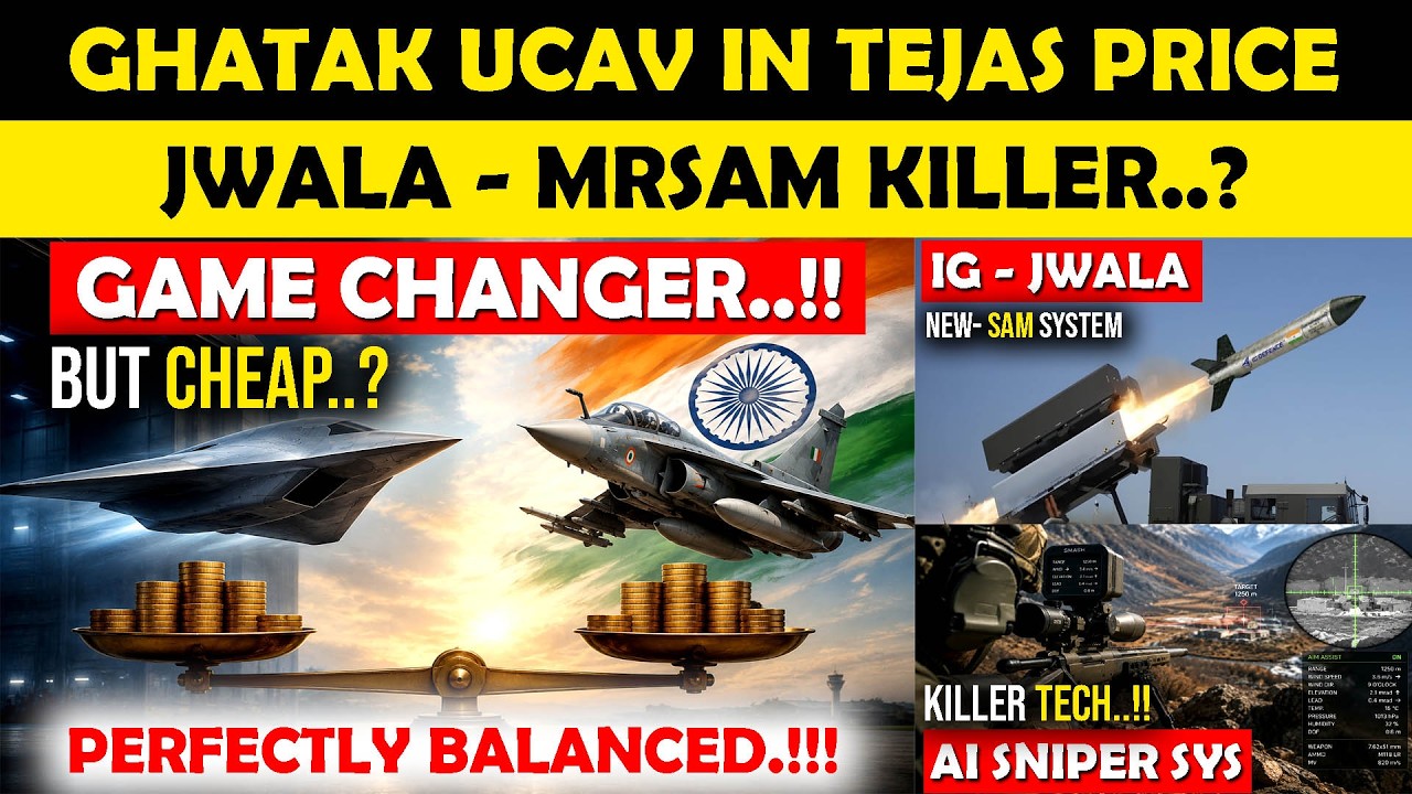 Ghatak UCAV Price Shock, JWALA Missile Explained,Army&rsquo;s Smart Sniper Tech,SSN Project Exposed!!!