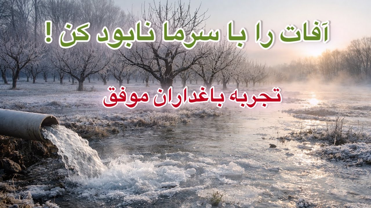 یخ‌آب زمستانی؛ سلاح طبیعی علیه آفات خاکزی 