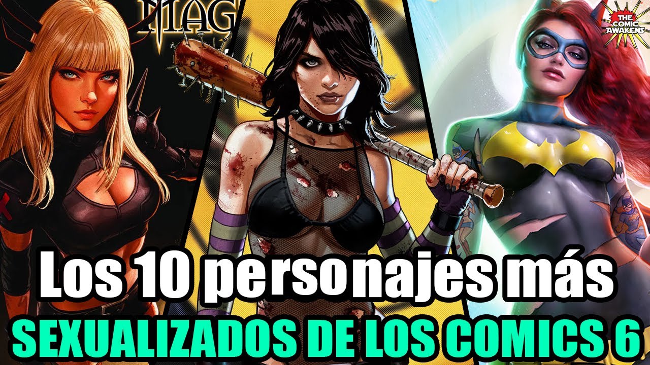 Los personajes MÁS SEXUALIZADOS de los cómics parte 6