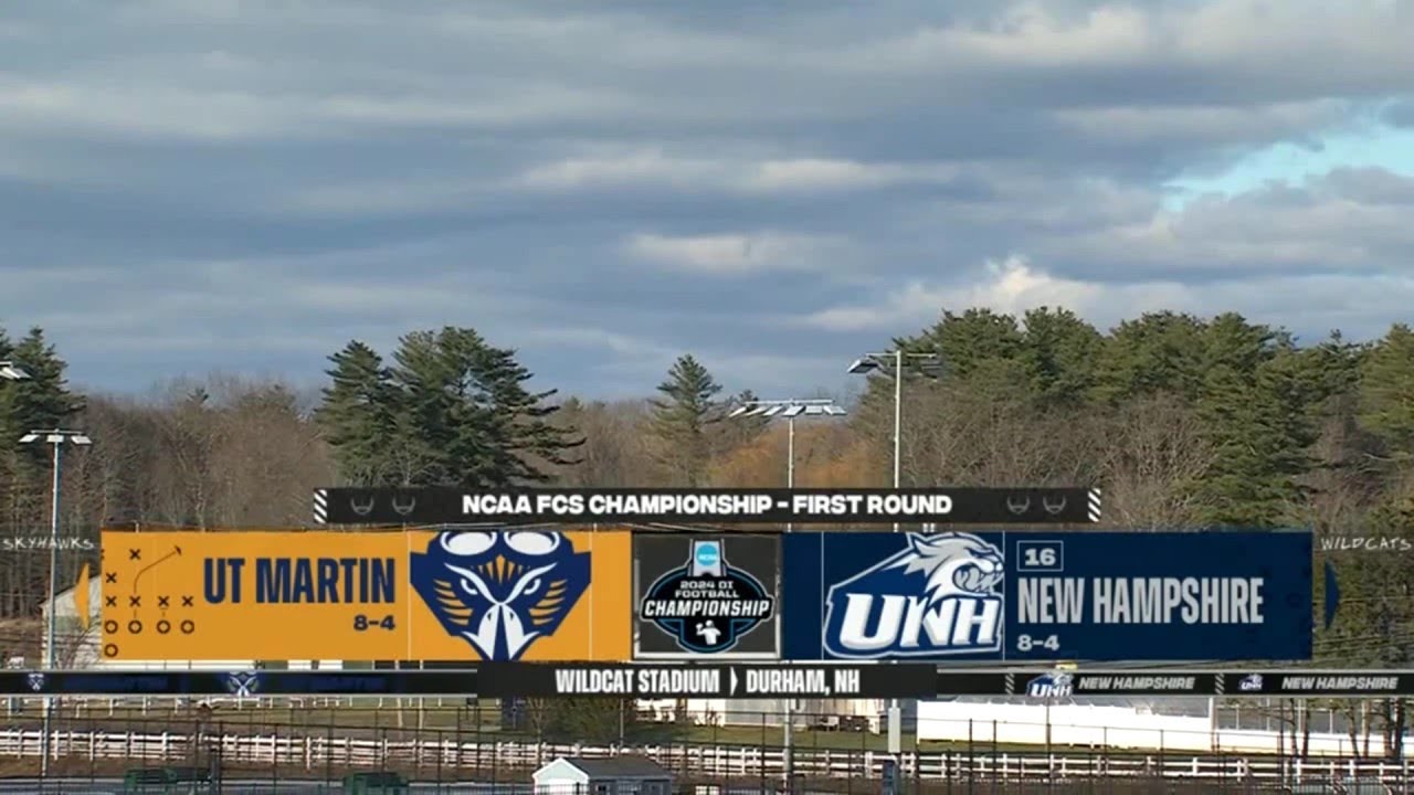 2024 NCAA FCS Championship First Round - UT Martin vs New Hampshire