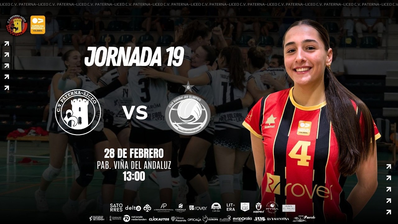 SUPERLIGA 2 FEMENINA / CV PATERNA LICEO - CV EMALSA OLÍMPICO / JORNADA 19