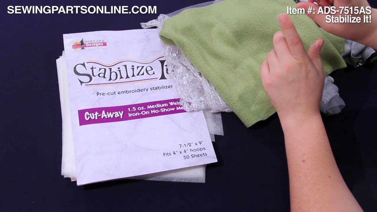 Understanding Embroidery Stabilizers (Stabilize It!)